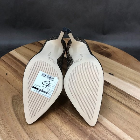 Max Studio Gold Metallic Ankle Strap Pump Heel Adjustable Pumps Womens Size 6 B - Picture 5 of 7